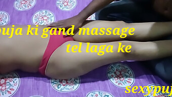 Babysitter Gives Cheating Wife A Naughty Oil Massage In This Indian Video