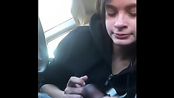 My Girlfriend'S Best Friend Gives Me A Deepthroat Blowjob In The Car