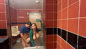 Big Natural Tits Hailey Rose Gets Creampied In Public Bathroom