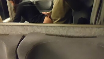 French Amateur Solvieg Gets Analed On A Train By A Stranger In This 100% Authentic Video