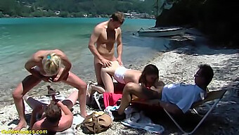 Familial Therapy Turns Into A Wild Beach Party With Group Sex And Anal Exploration