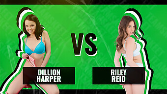 Teamskeet Apresenta A Batalha Final Entre Duas Garotas - Riley Reid Vs. Dillion Harper