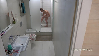 European Voyeur Catches Teen In The Shower