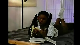 A Young Ebony Teen Experiences Intense Anal Pleasure From An Older Man, As Seen On Xhamster.Com