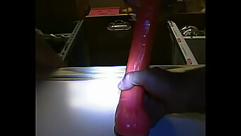 A Dildo That Goes Deep Into The Throat