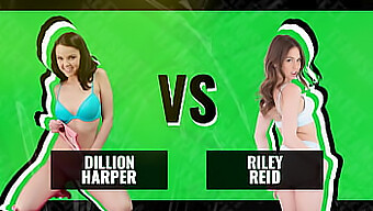 Cum In Mouth And Face: Riley Reid Vs. Dillion Harper In A Wild Competition