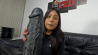 Alice returns with a huge sex toy