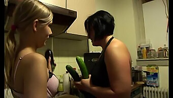 Vegetables and toys: A homemade video of Lena Nitro's anal play