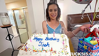 Aria Valencia Celebrates Her Birthday With Joshua Lewis In Pov And Taboo Sex