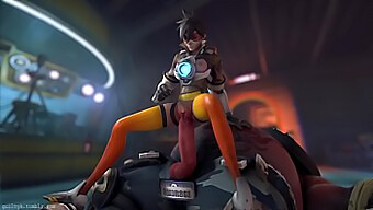 Tracer And Roadhog'S Steamy Encounter In The World Of Overwatch (Animated With Sound)