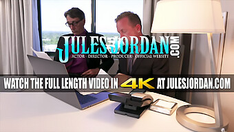 Vina Sky Szűk Lyukát Két Férfi Szolgálja Ki Ebben A Jules Jordan Videóban