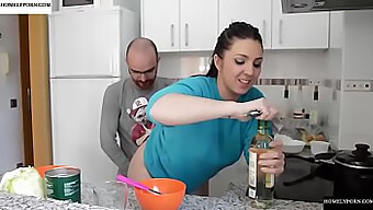 Pamela Sanchez And Jesus Heat Things Up In The Kitchen With Some Steamy Sex