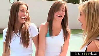 Lia Lor Bergabung Dengan Dani Daniels Dan Malena Morgan Untuk Pertemuan Lesbian Yang Panas Di Depan Kamera