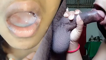 Teenage Sri Lankan Girl Receives A Facial From Her Partner