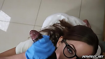 European Wife Gets Too Wet During Doctor'S Exam