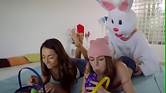 Alex Blake And Lily Adams Indulge In Hot Easter Sex